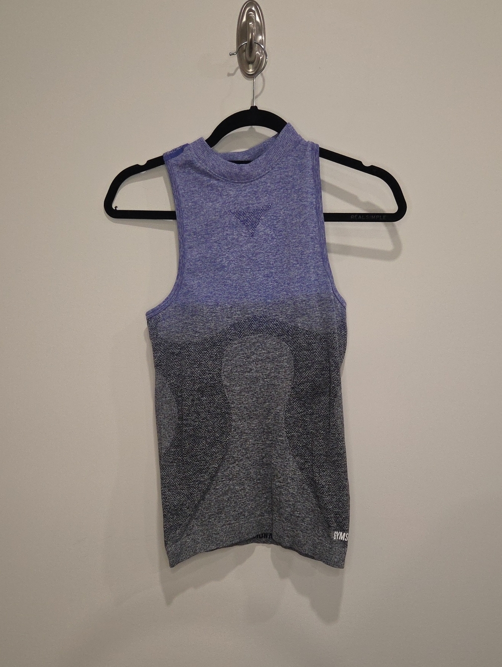 Gymshark Lavender to Light Gray Ombre Sleeveless Tank